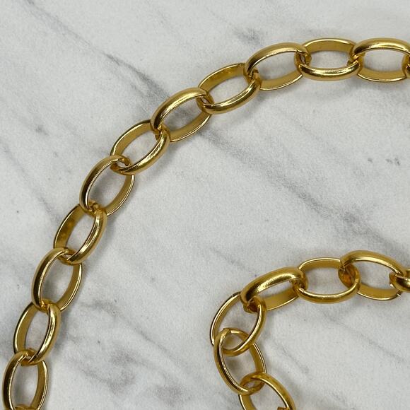 Gold Chain Link Belt Y2K Festival Adjustable One Size ✨ - Picture 7 of 11